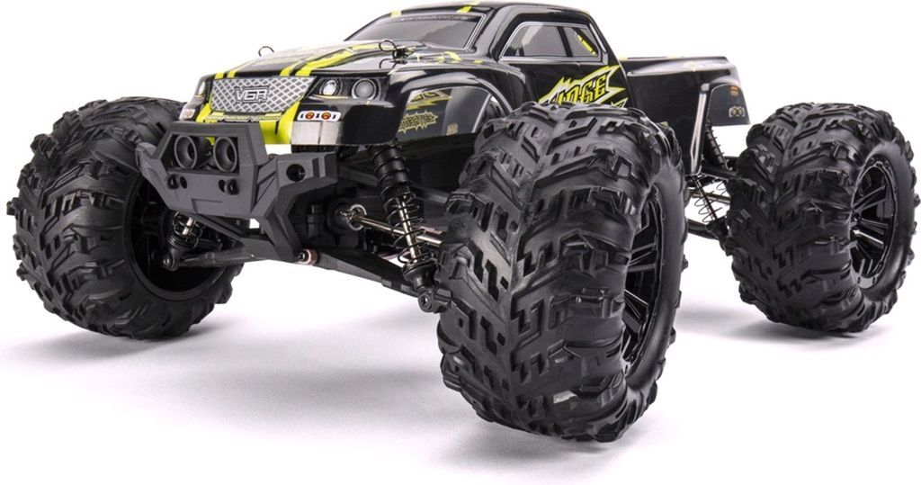 fjernstyret bil 40 km/t monster truck 1:10 4wd li-po 2s 7.4v-1600mah