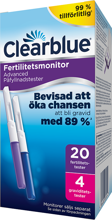 Teststicks til Clearblue Advanced fertilitetsmonitor, 20+4