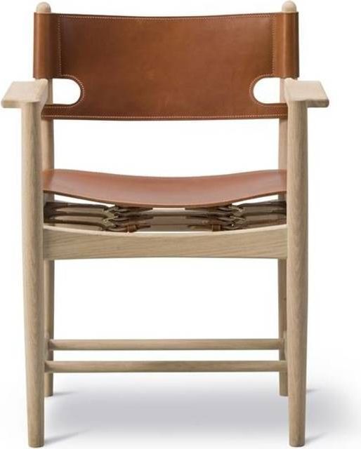 Fredericia Furniture Jacobsen Plus Spisebordsstol Med Armlæn Stol