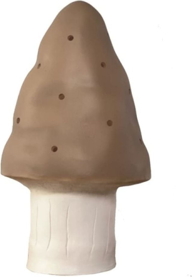 Heico Lamper Lille Svampelampe - Chokolade