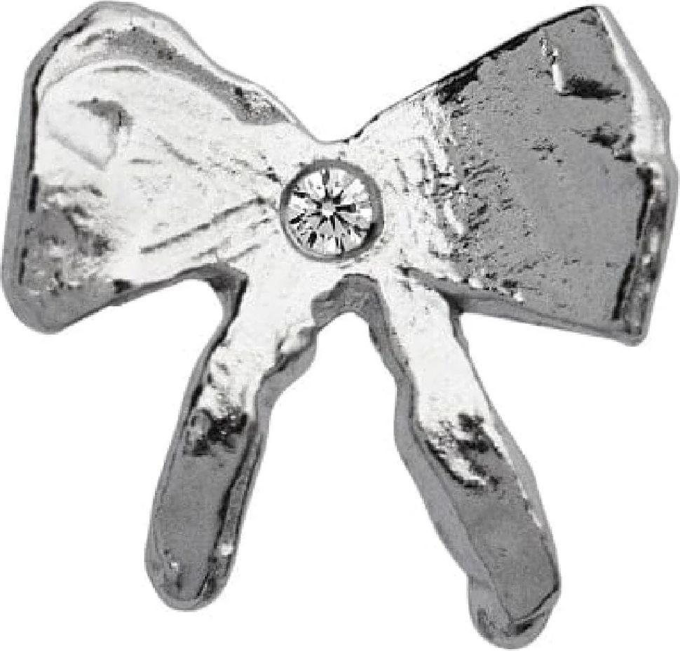 Stine A Petit Bow Ørering, Silver
