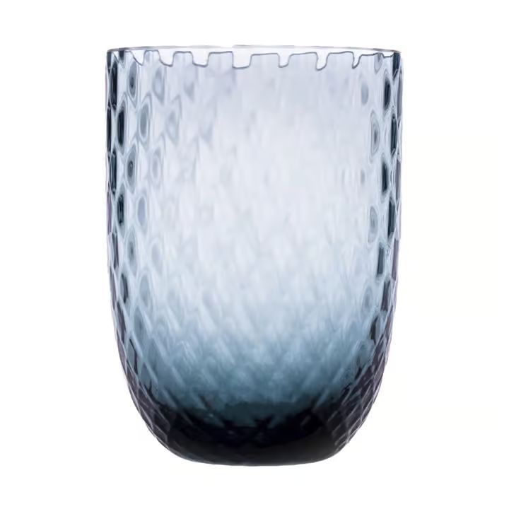 Anna von Lipa Harlequin Vandglas - 25 cl - Glas - Blue smoke