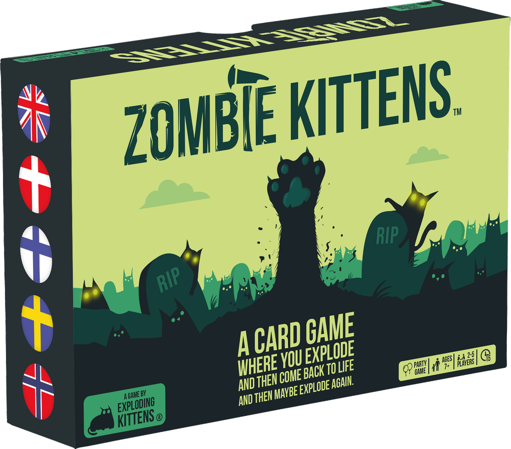 Exploding Kittens Zombie Nordic korttipeli