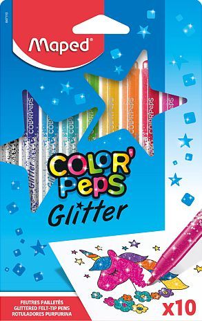 Maped Color'Peps glittertusser 10 stk