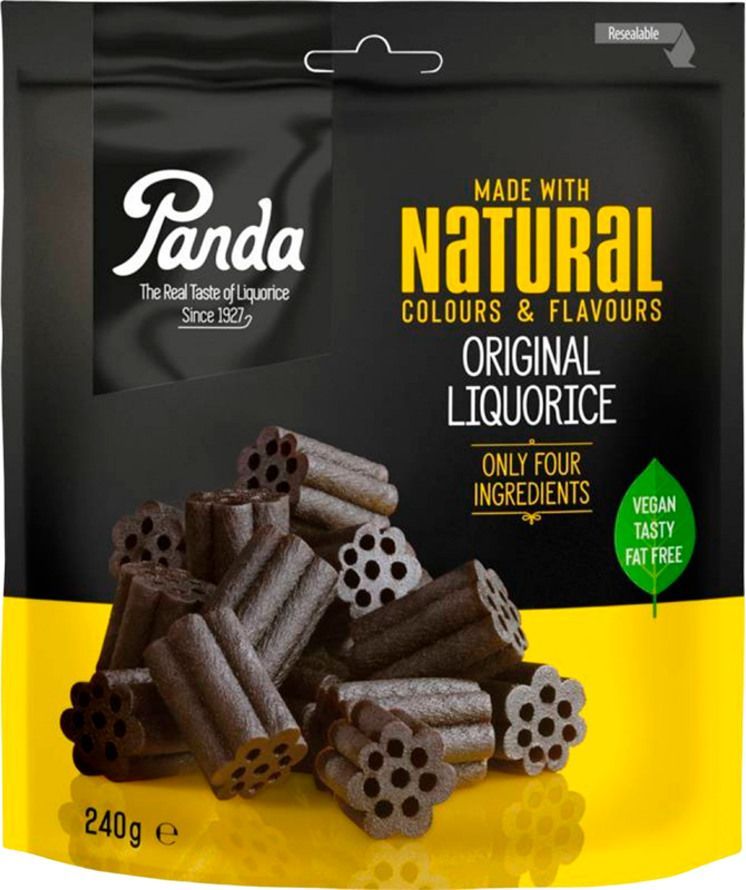 Panda Natural Original Lakrids 240g