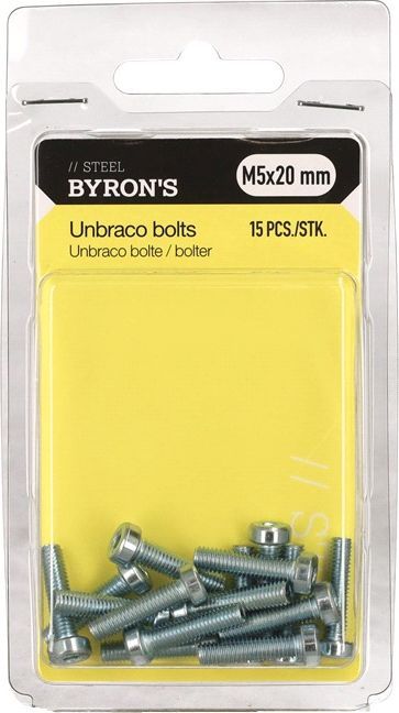 unbraco bolte 5x20 mm - 15 stk.