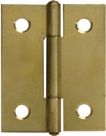 pn beslag, kanthængsel, messing, b: 22 x l: 30 mm
