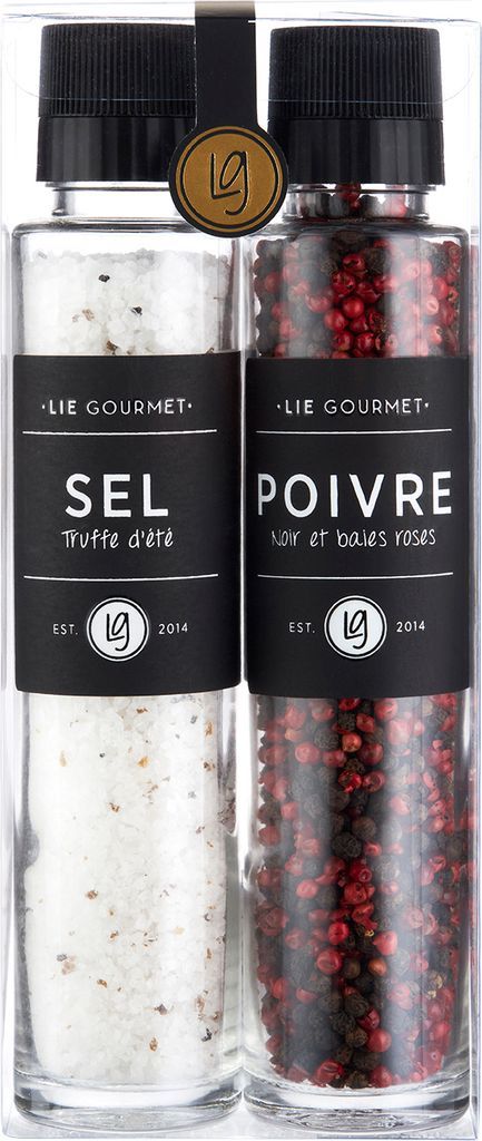 Lie Gourmet - Gaveæske kværne, trøffelsalt