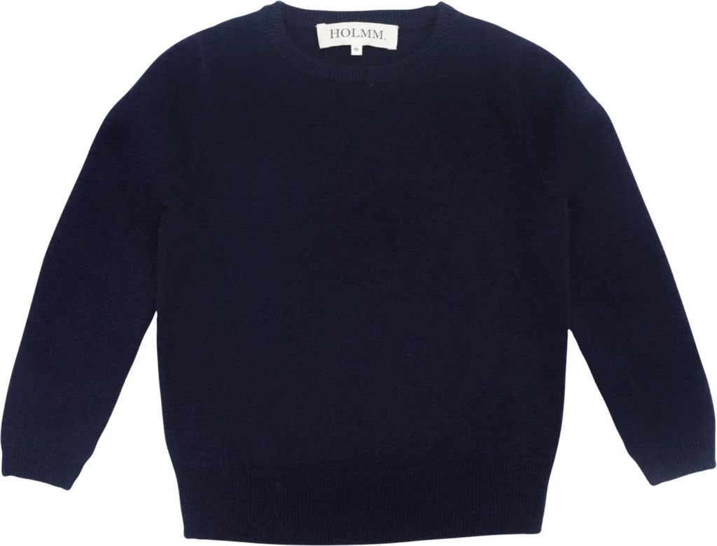HOLMM Navy Billy Cashmere Strik Sweater - Str. 3 mdr