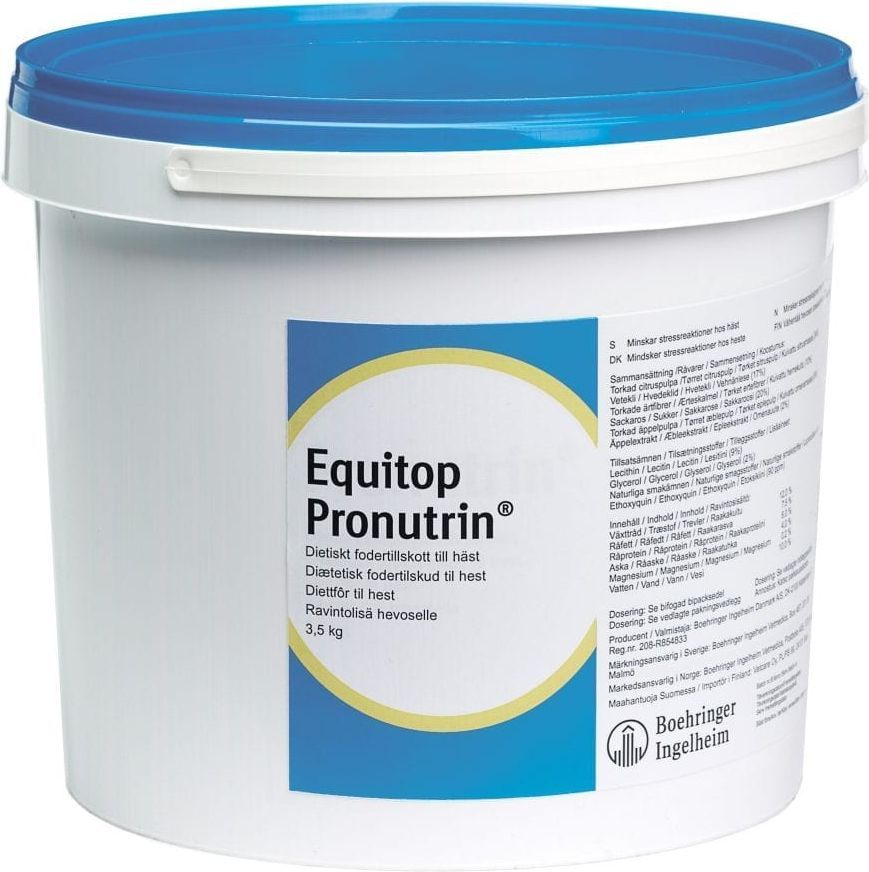 equitop pronutrin 3,5 kg unik diætetisk fodertilskud
