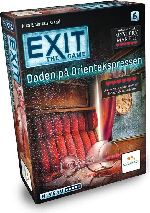 EXIT 6 Døden På Orientekspressen Dansk