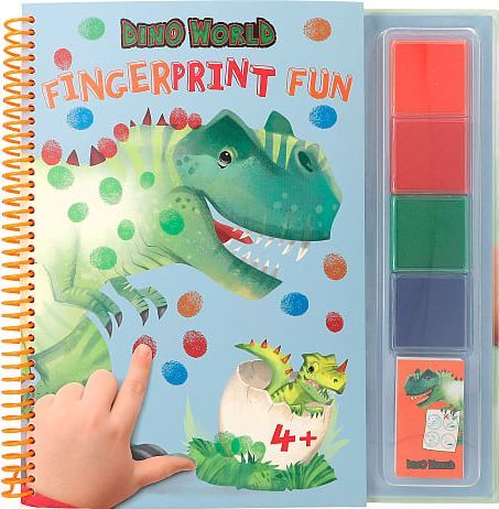 TOPModel Dino World fingermaling 4 farvebrikker