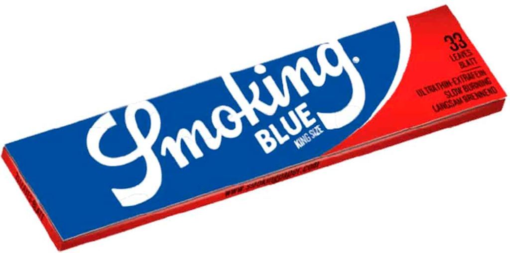 Smoking rolling papers blue 33 leaves - 7 pakker sælges samlet