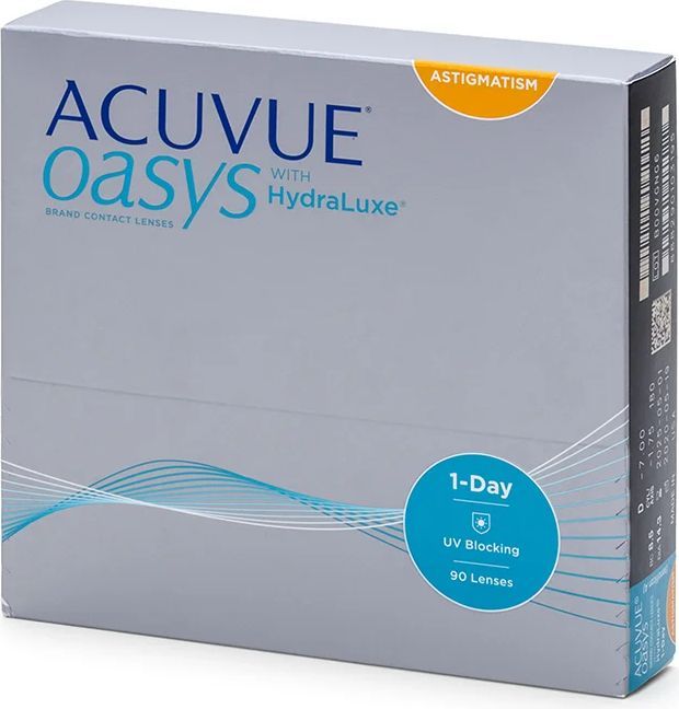 Johnson & Johnson Acuvue Oasys 1-Day with HydraLuxe for Astigmatism 90-pack