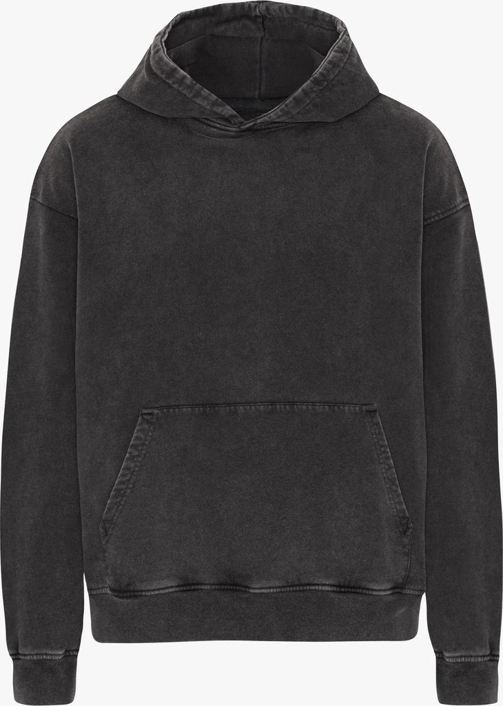 Colorful Standard Organic Oversized Hood Mand Hoodies hos Magasin Faded Black