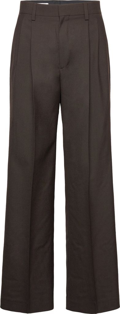 Filippa K Trousers Darcey Wool - Mörkbrun