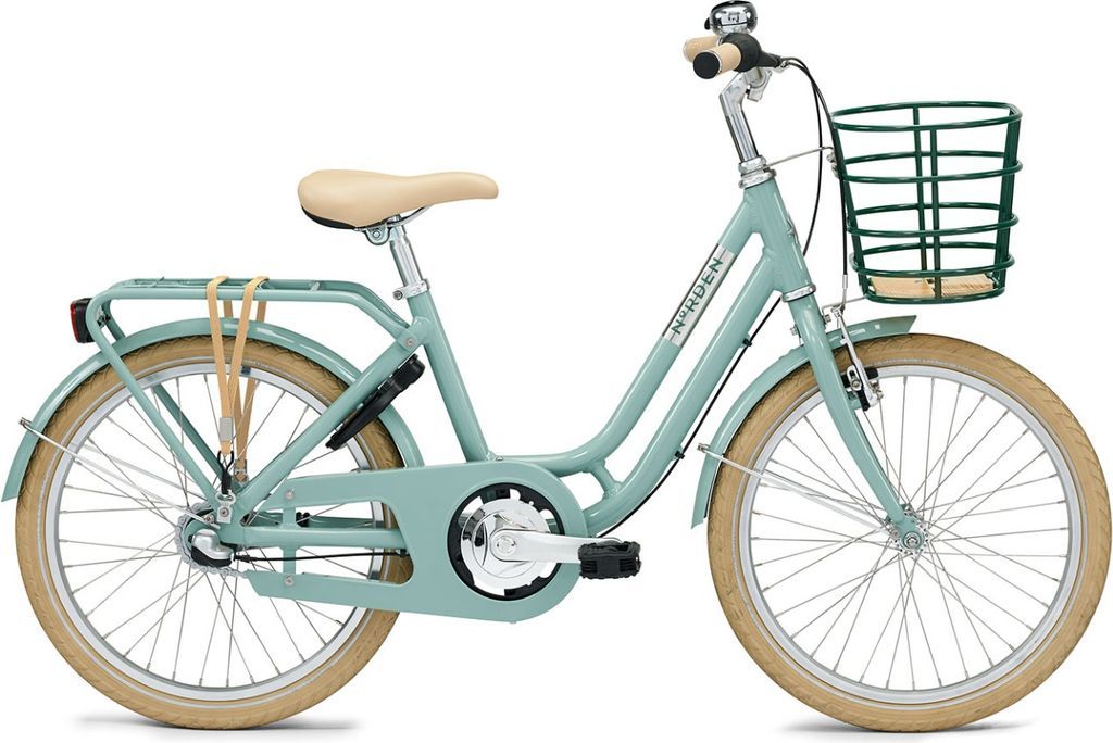 norden clara børnecykel mintgrøn - 24" 7-9 år