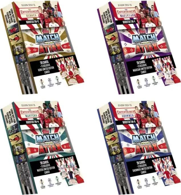 TOPPS MATCH ATTAX CHAMPIONS LEAGUE BOOSTER TIN