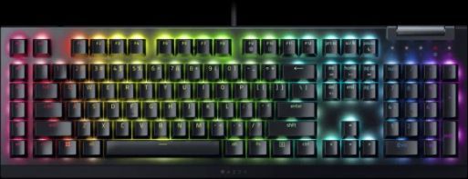 razer blackwidow v4 x gaming tastatur - razer green switch