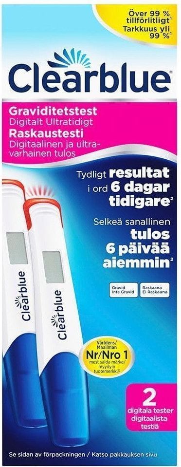 clearblue pregnancy test digital ultra early 2st