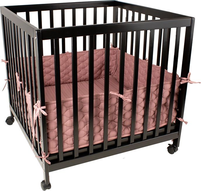 Markland Pure Musselin Kravlegårdstæppe, 80 x 80 cm, Dusty Rose