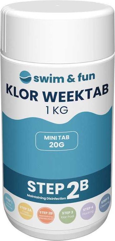 swim & fun klortabletter weektab 1 kg