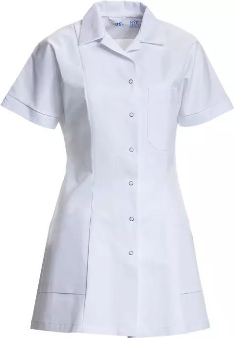 Nybo Workwear dame tunika/kittel, Hvid