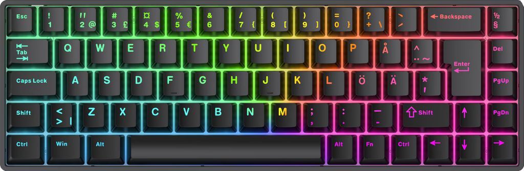 NOS C800 Gaming Tastatur Hvid