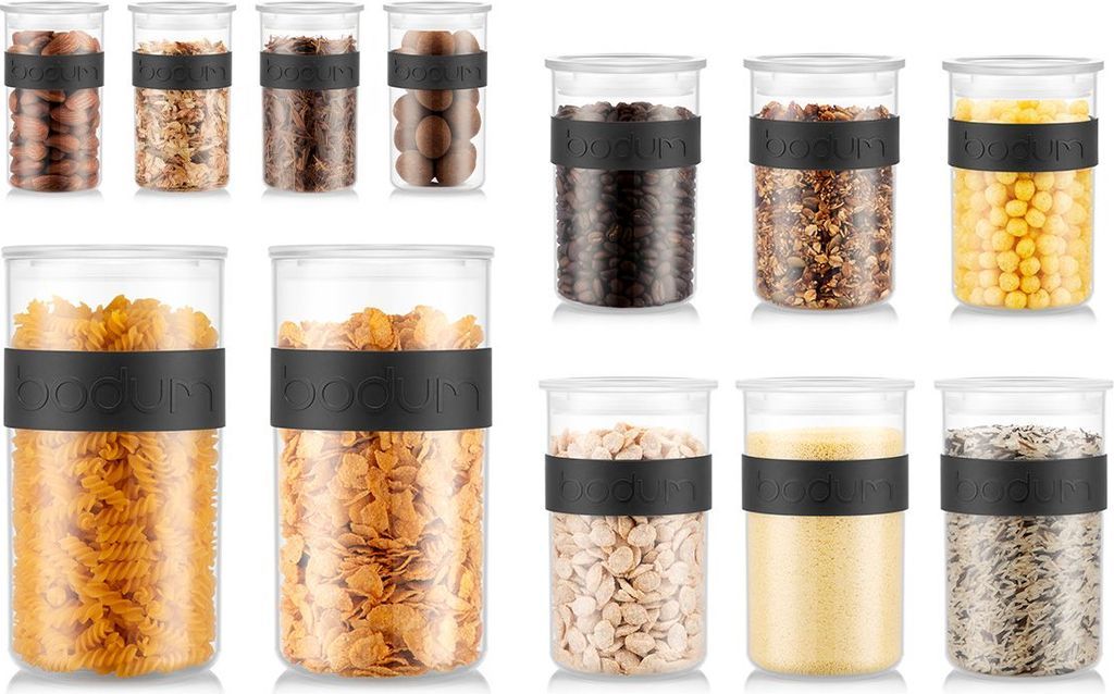 bodum presso opbevaringssæt - plast - 12 dele