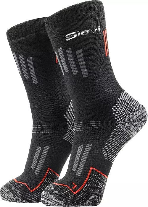 Sievi Winter Sock Strømpe - Sort/Grå/Rød