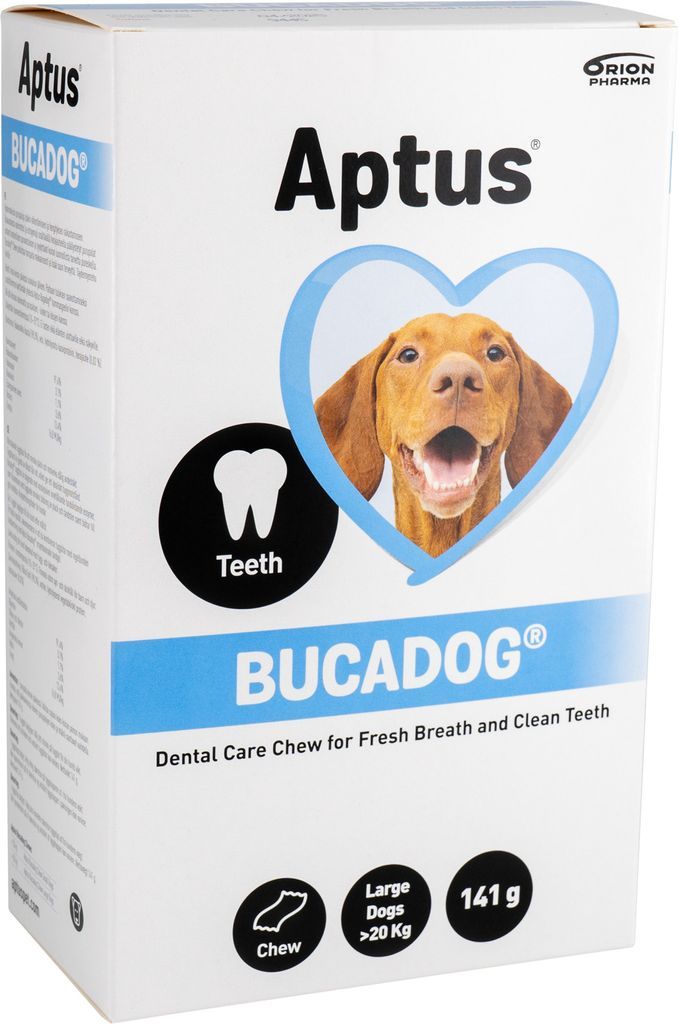aptus bucadog tyggelapper small 224 g