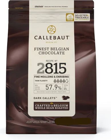 Barry Callebaut Mørke Überzogene Schokoladentropfen 57,9% Barry Callebaut 2,5kg