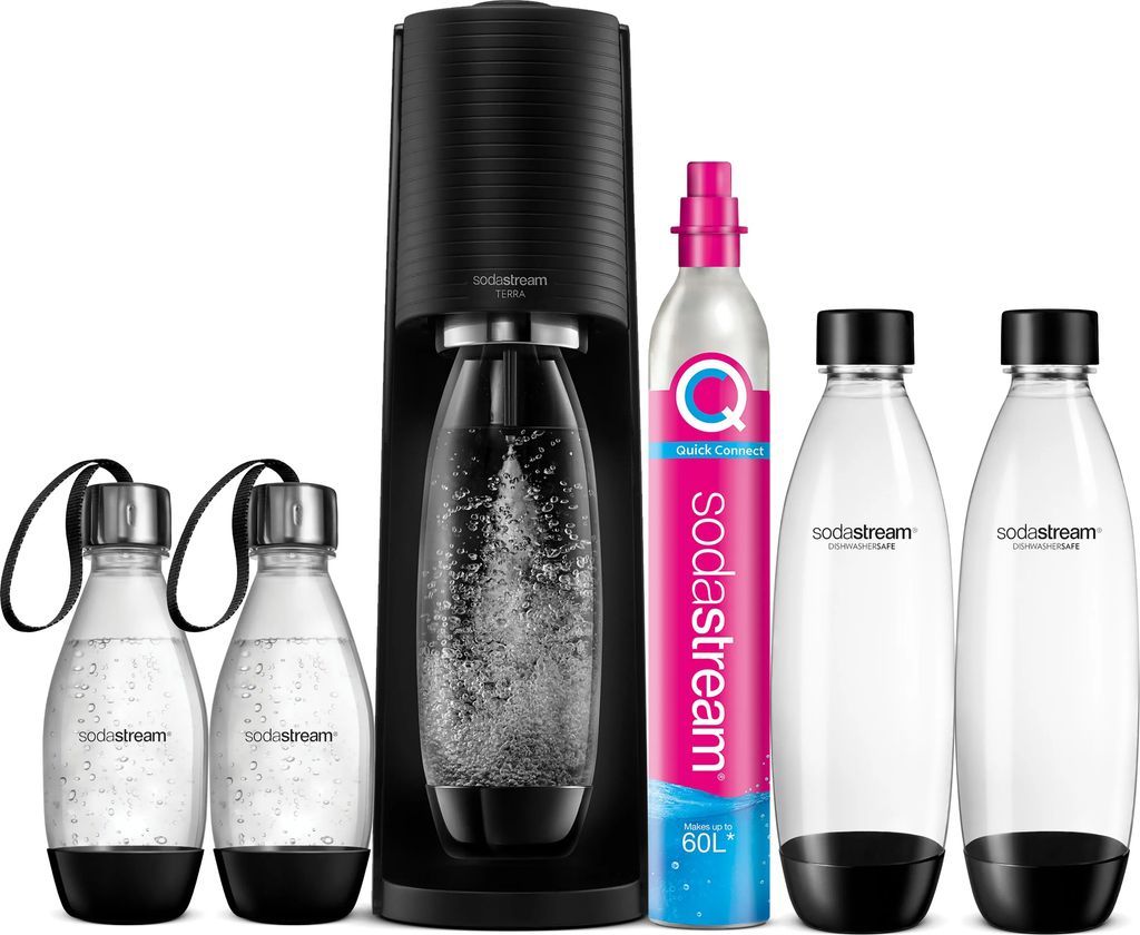 (4)sodastream terra sodavandsmaskine sampaksort