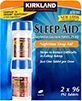 sleep aid 25mg 192 tablets by kirkland signature