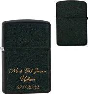 Zippo Windproof Black Crackle 1941 Replica