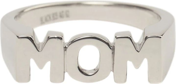 Maria Black Mom Ring Silver 64