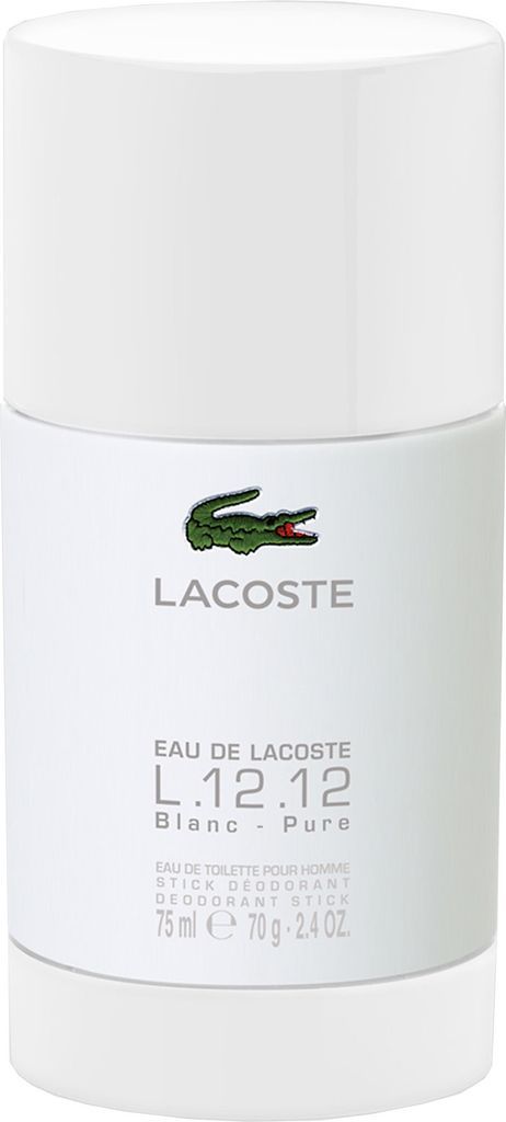 lacoste l.12.12 blanc - pure - deodorant stick 75 ml