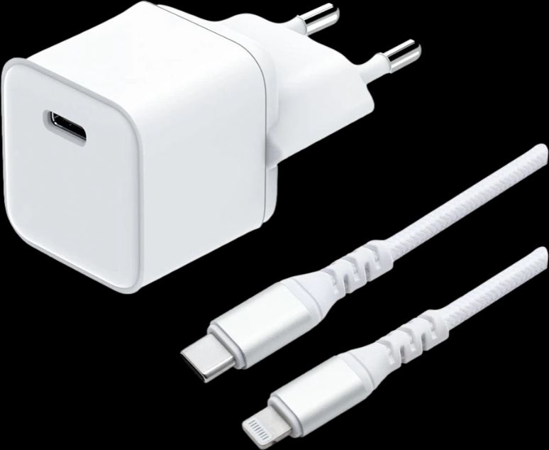 dacota platinum 30 w usb-c gan hurtigopladningssæt til apple-enheder