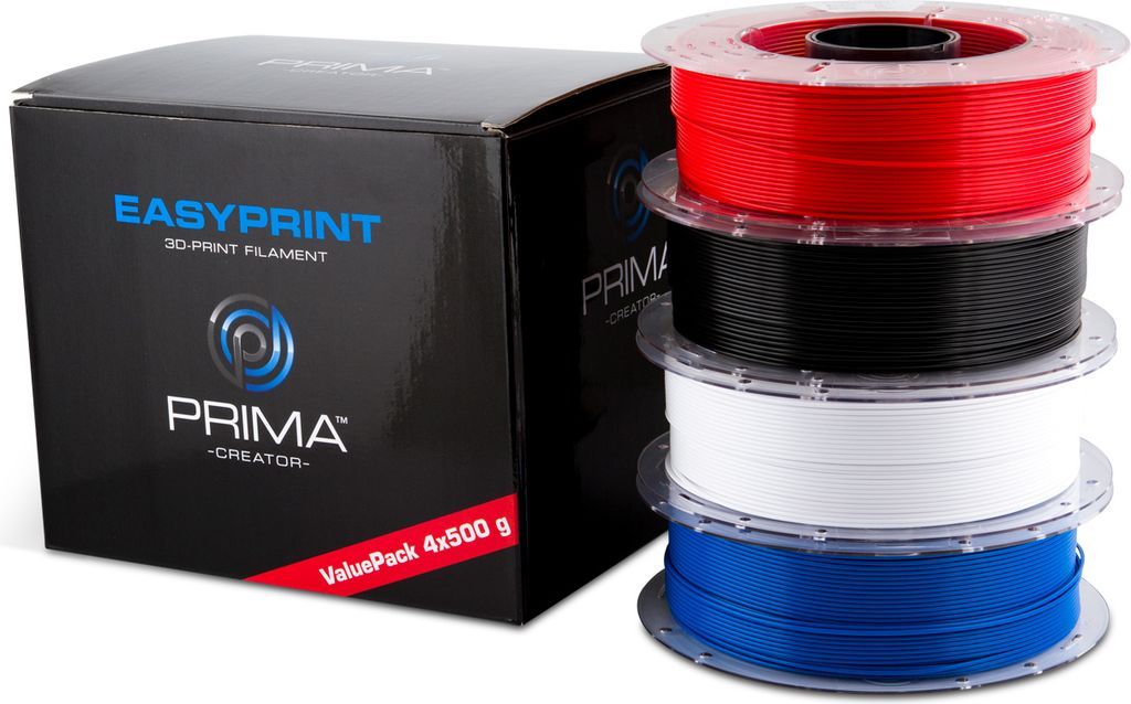 PrimaCreator EasyPrint PLA Value Pack 1.75mm 4x500g
