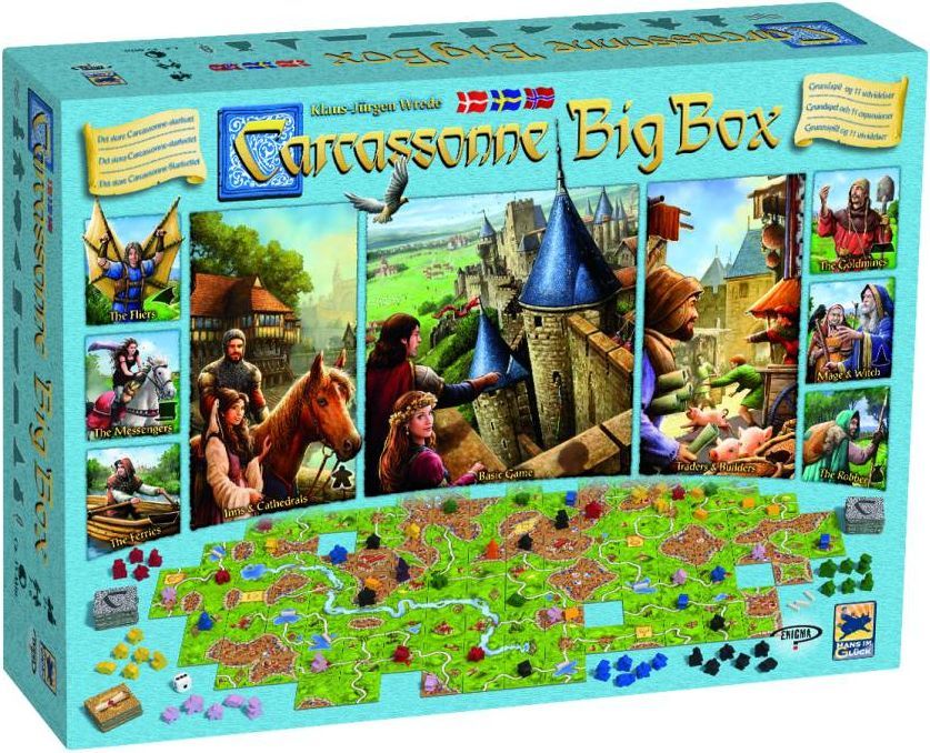 asmodee carcassonne - big box (nordic)