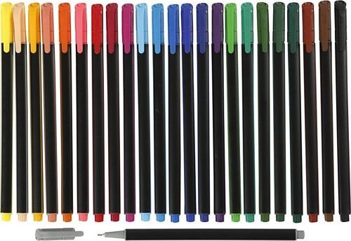 køb fineliners - colortime - 24 farver
