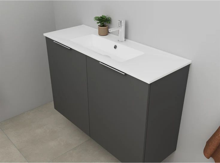 sanibell online møbelpakke, usamlet, 81x36 cm, mat antracit