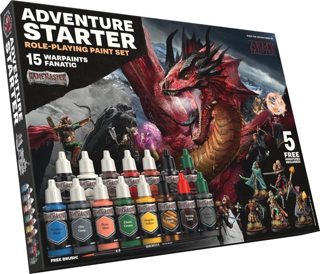 *Forudbestilling* Army Painter: Gamemaster - Adventure Starter Role-Playing Paint Set
