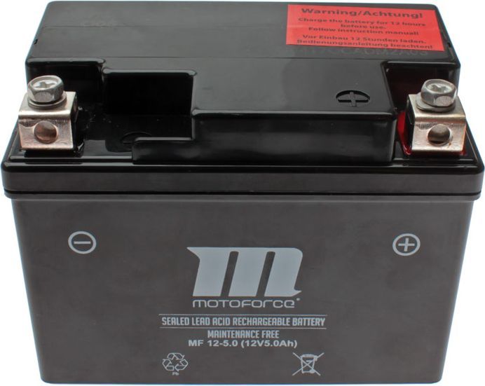 Batteri - Motoforce 12V 5Ah YB4L-B