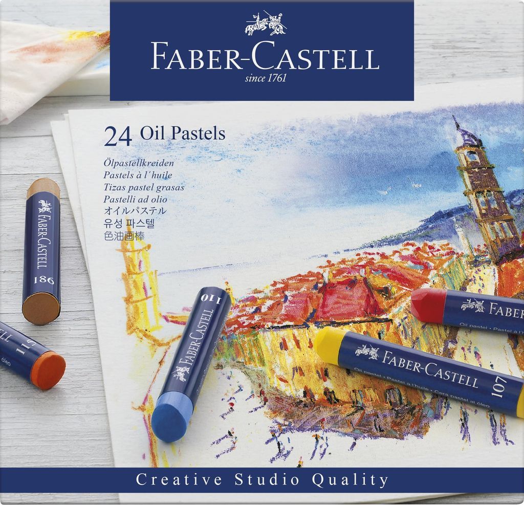 Faber-Castell Oil Pastels Color 24-pack