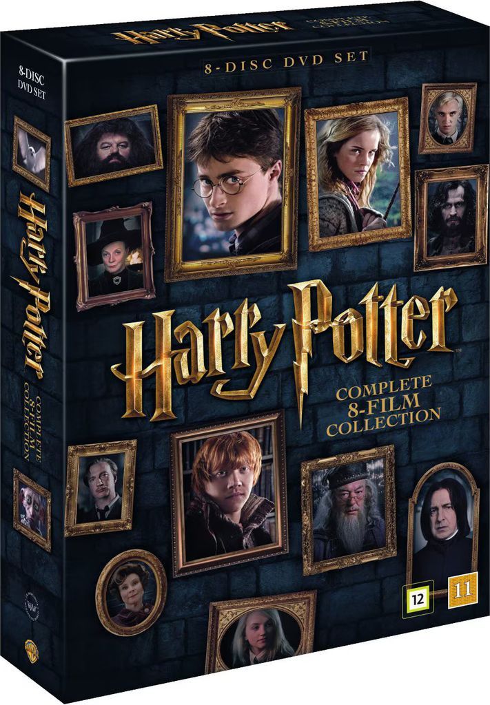Harry Potter: Den komplette 8-film samling (8-disc) - DVD