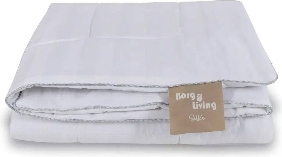 Silkedyne - Helårs temperaturregulerende - 100% mulberry silkefyld - 140x200 cm - Borg Living