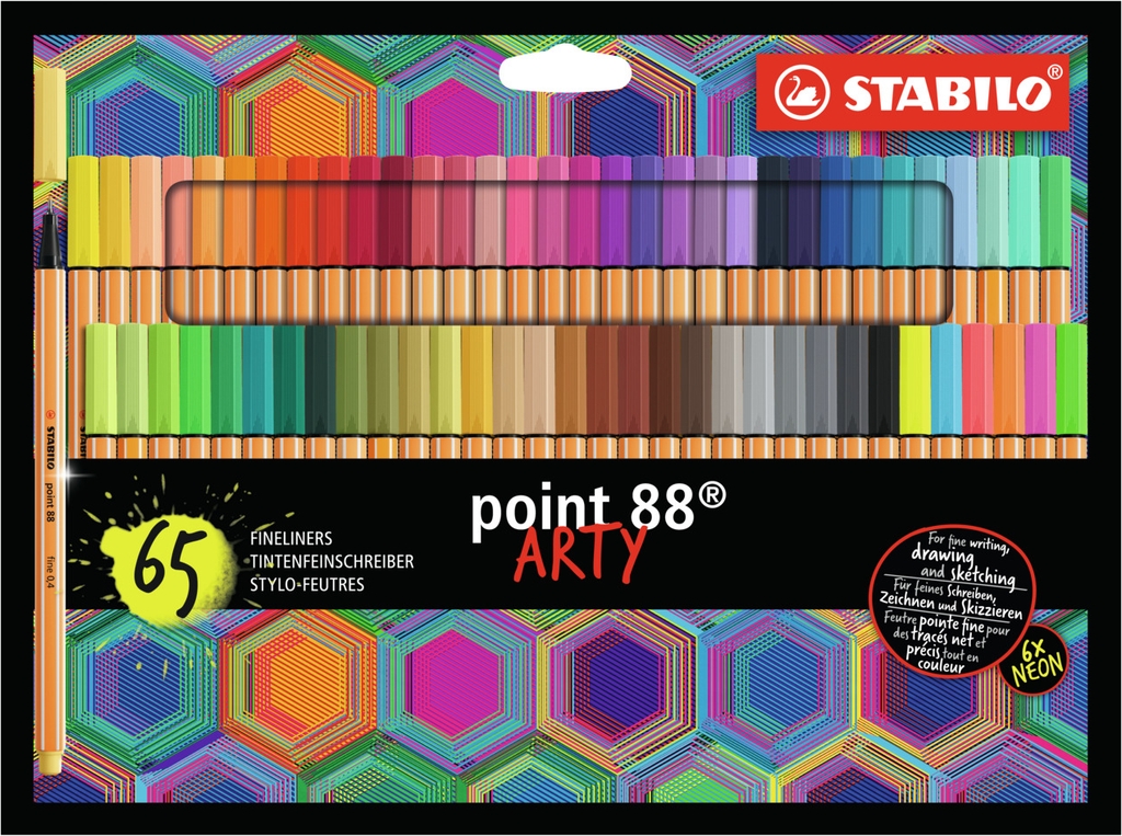 Stabilo Point 88 Arty Fineliner 65pcs