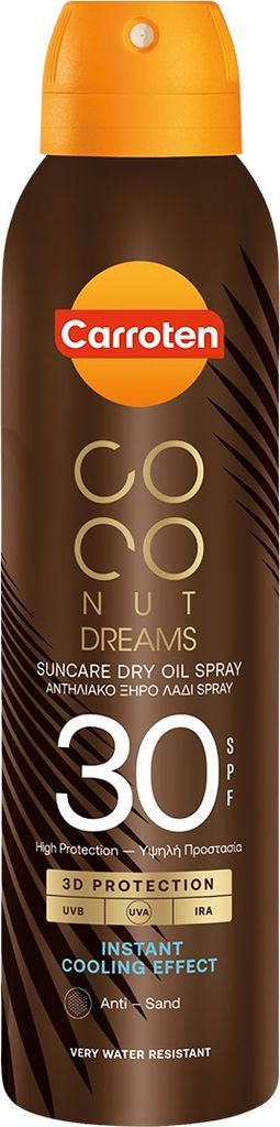 carroten - suncare dry oil spf 20 150 ml - solcreme