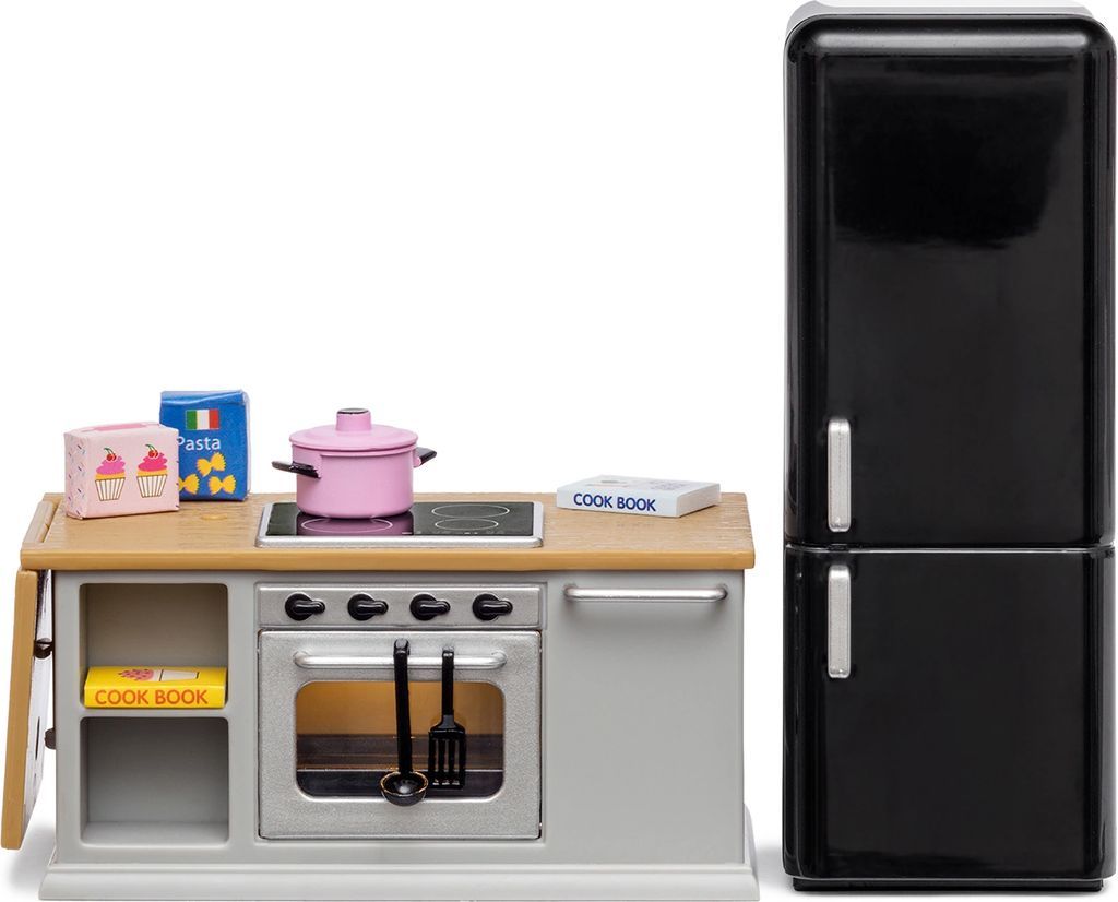Lundby cooker & fridge set